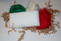 Felted Soap Kit (Red/Cream/Green)