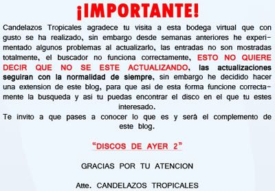 AVISO IMPORTANTE