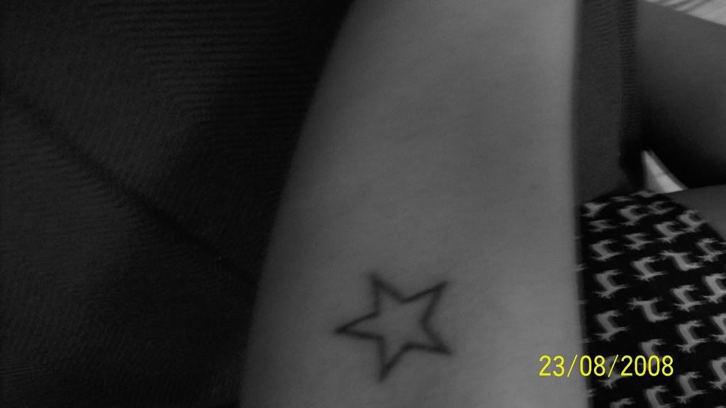 star tattoo arm Image