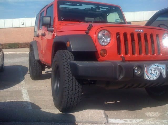 How to pop out a dent in a jeep bumper #2