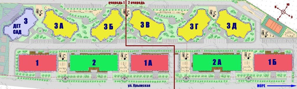 ЖК Черноморский-1: проект, расположение, особенности Planf