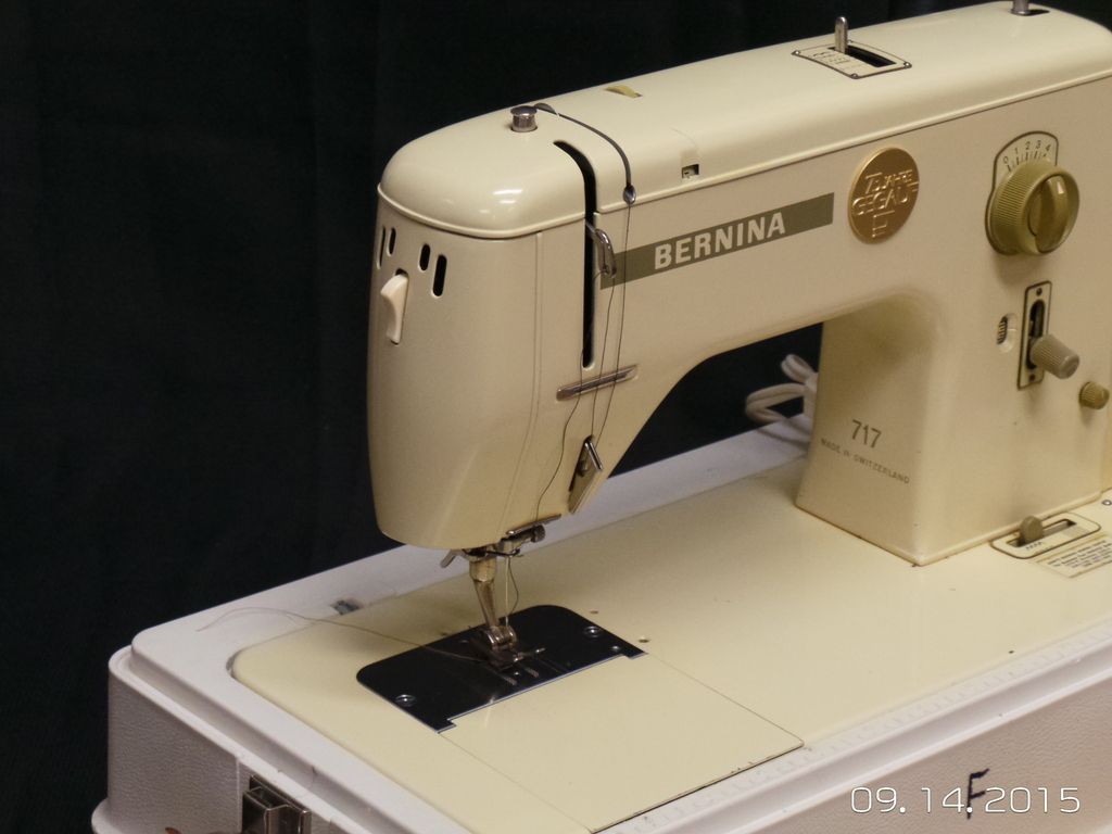 Vintage Heavy Duty Bernina 717 Sewing Embroidery Machine eBay