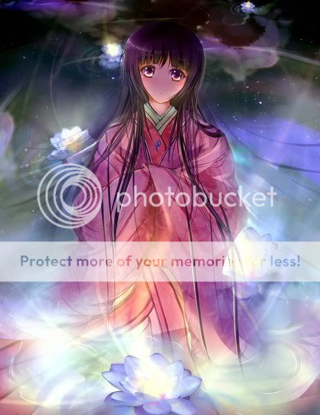 kimonolonghairvioletgirl