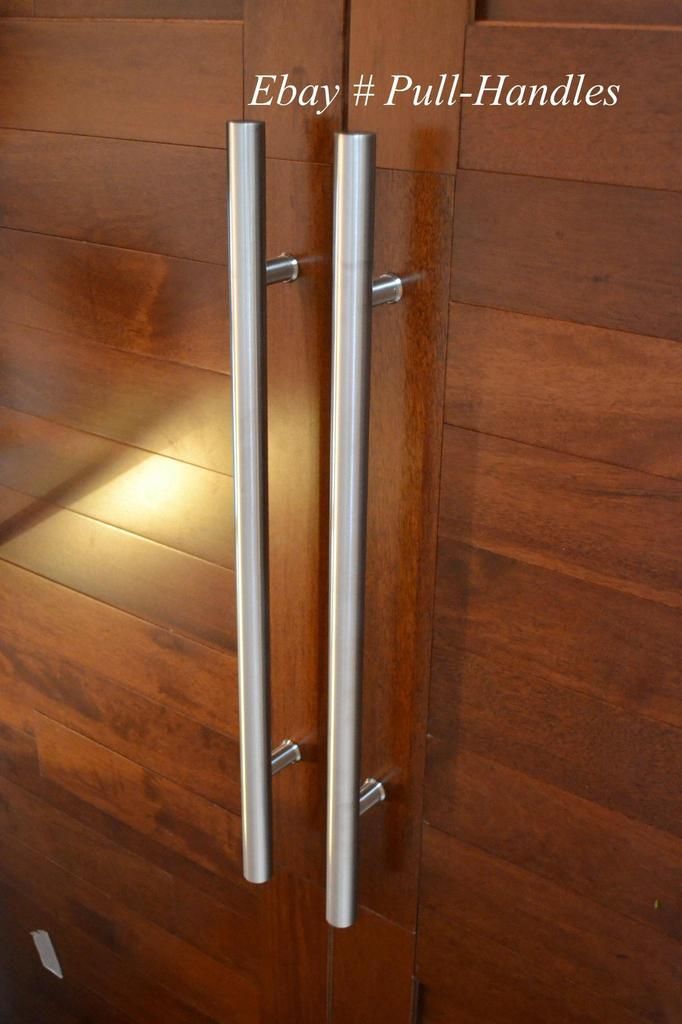 Entry Front Door Long Commercial Door Pull Handle Stainless Steel Entry ...