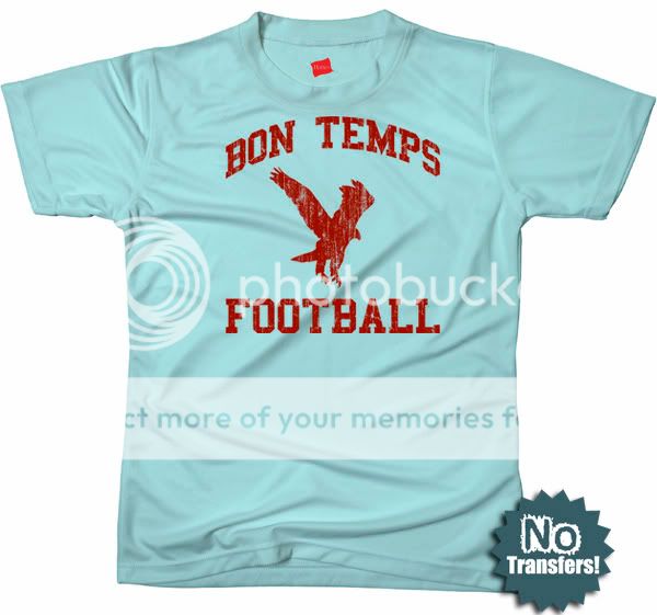 BON TEMPS FOOTBALL fangtasia true blood goth T shirt  