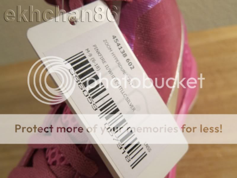   ZOOM AIR HYPERDUNK 2011 PINK sz 9 SAMPLE PE think pink kay yow  